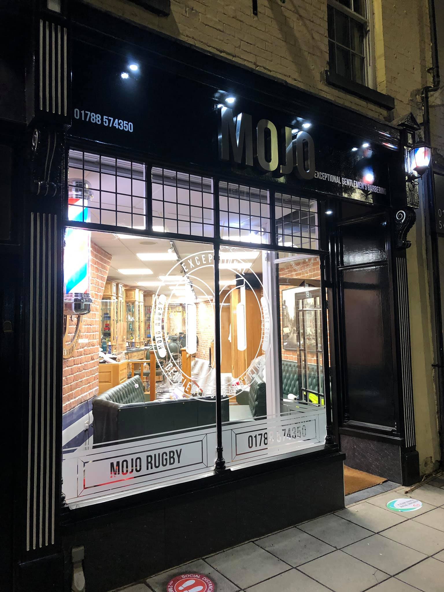 Mojo Barbers Shop Signage & Branding Including Window Graphics ...