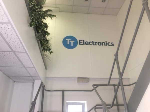 TT Electronics Office Branding & Signage