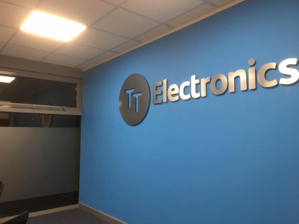 TT Electronics Office Branding & Signage