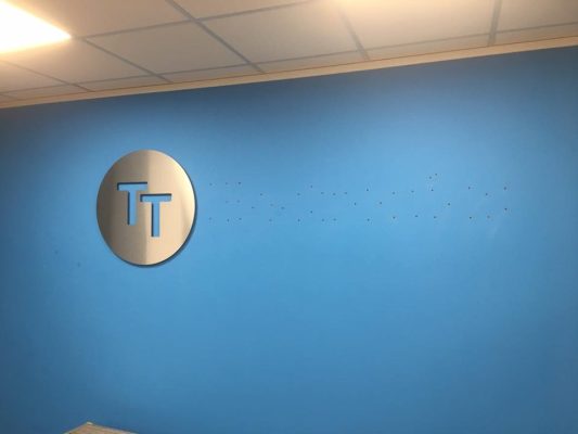 TT Electronics Office Branding & Signage